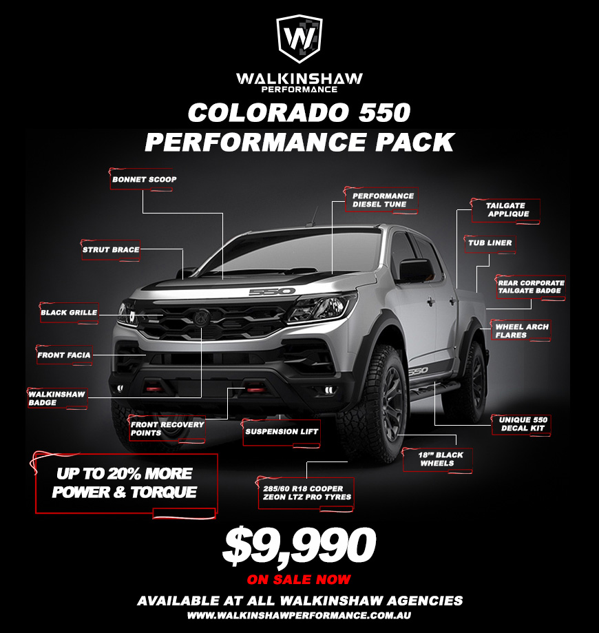 Walkinshaw Performance Colorado 550 Performance Pack Promotion